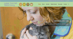 Desktop Screenshot of lakeharrietvet.com
